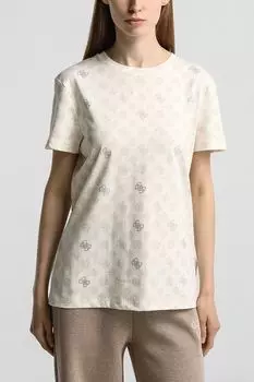 Футболка хлопковая с принтом Guess