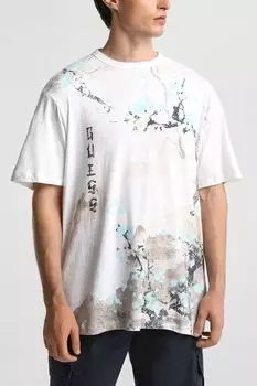 Футболка хлопковая с принтом Guess