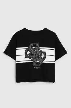 Футболка хлопковая с принтом Guess