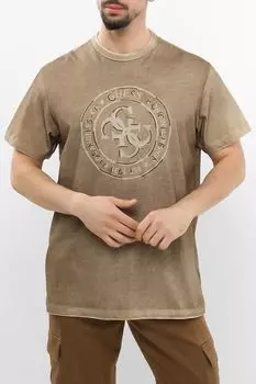 Футболка хлопковая с принтом Guess