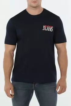 Футболка хлопковая с принтом Guess Jeans