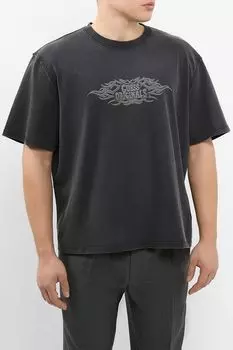 Футболка хлопковая с принтом Guess Jeans