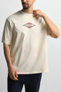 Футболка хлопковая с принтом Guess Jeans