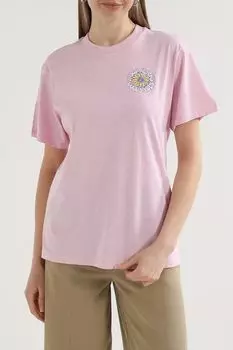 Футболка хлопковая с принтом HUGO BLUE