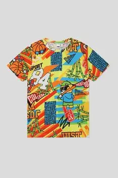 Футболка хлопковая с принтом IDO