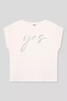 Футболка хлопковая с принтом IDO