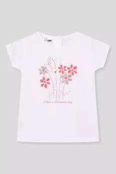 Футболка хлопковая с принтом IDO