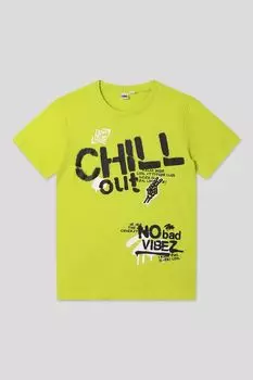 Футболка хлопковая с принтом IDO