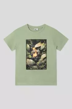 Футболка хлопковая с принтом IDO