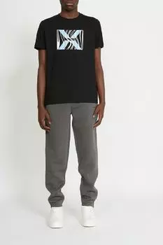 Футболка хлопковая с принтом John Richmond