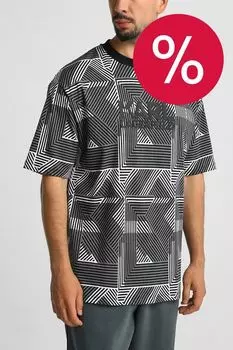 Футболка хлопковая с принтом Karl Lagerfeld