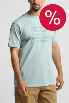 Футболка хлопковая с принтом Karl Lagerfeld