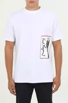 Футболка хлопковая с принтом Karl Lagerfeld