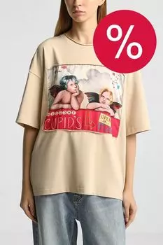 Футболка хлопковая с принтом Купидоны ARTOGRAPH
