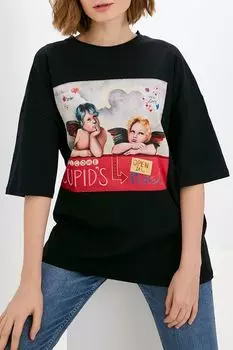 Футболка хлопковая с принтом Купидоны ARTOGRAPH
