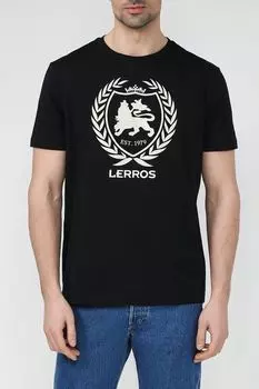 Футболка хлопковая с принтом LERROS