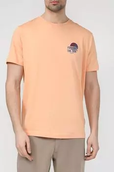 Футболка хлопковая с принтом LERROS