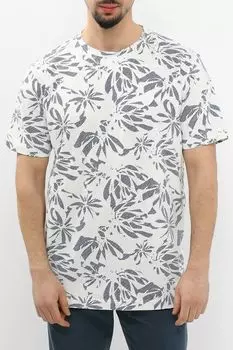 Футболка хлопковая с принтом LERROS