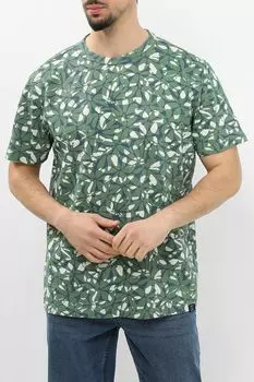 Футболка хлопковая с принтом LERROS