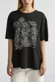 Футболка хлопковая с принтом LEVI'S