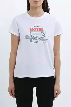 Футболка хлопковая с принтом LEVI'S