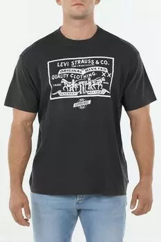 Футболка хлопковая с принтом LEVI'S
