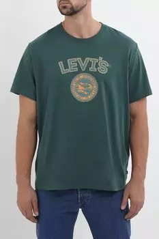 Футболка хлопковая с принтом LEVI'S