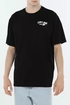 Футболка хлопковая с принтом Loft