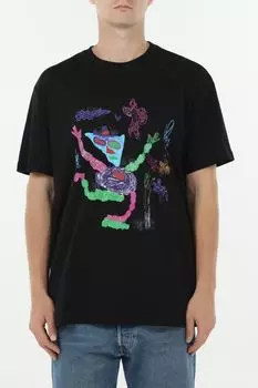 Футболка хлопковая с принтом Loft