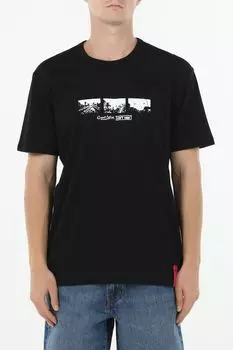 Футболка хлопковая с принтом Loft