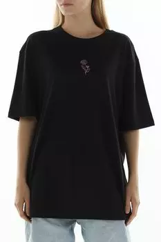 Футболка хлопковая с принтом Loft