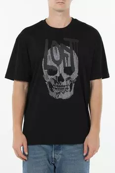 Футболка хлопковая с принтом Loft