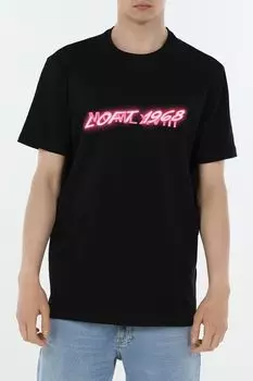 Футболка хлопковая с принтом Loft