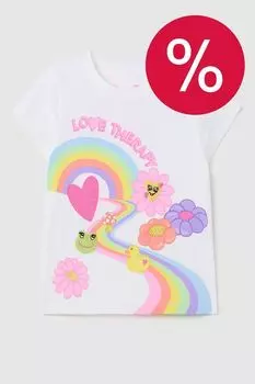 Футболка хлопковая с принтом LOVE THERAPY