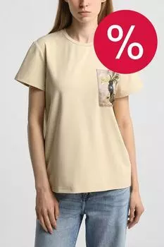 Футболка хлопковая с принтом Магнолия ARTOGRAPH