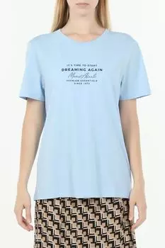 Футболка хлопковая с принтом Marc Aurel