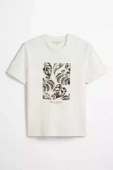 Футболка хлопковая с принтом Marc O'Polo