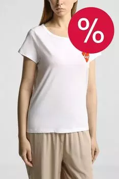 Футболка хлопковая с принтом Marc O'Polo