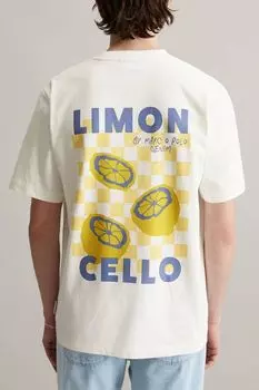 Футболка хлопковая с принтом Marc O'Polo Denim