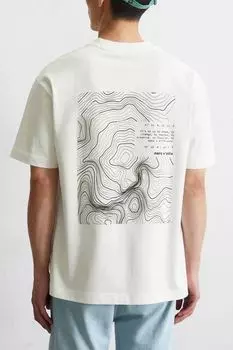 Футболка хлопковая с принтом Marc O'Polo