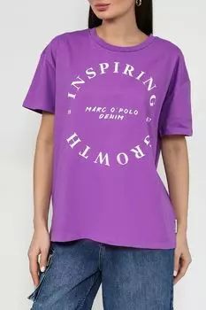 Футболка хлопковая с принтом Marc O'Polo Denim
