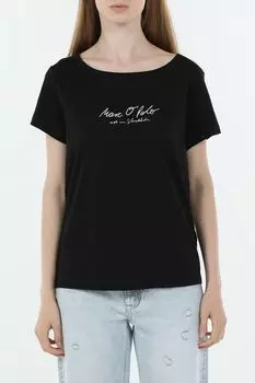 Футболка хлопковая с принтом Marc O'Polo