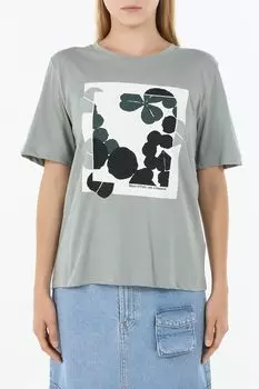 Футболка хлопковая с принтом Marc O'Polo