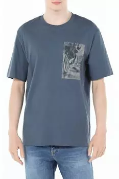 Футболка хлопковая с принтом Marc O'Polo