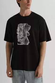 Футболка хлопковая с принтом MARCO DI RADI