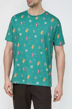 Футболка хлопковая с принтом MARCO DI RADI