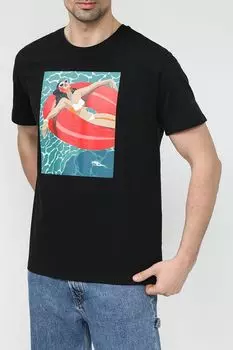 Футболка хлопковая с принтом MARCO DI RADI