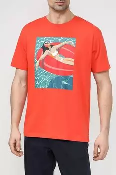 Футболка хлопковая с принтом MARCO DI RADI