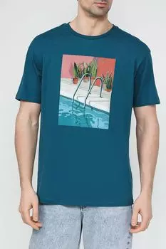 Футболка хлопковая с принтом MARCO DI RADI