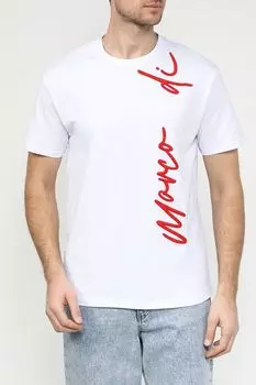 Футболка хлопковая с принтом MARCO DI RADI